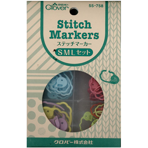 編み物 道具 55-758 クロバー ステッチマーカー＜SMLセット＞ | 毛糸の