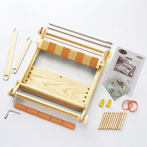 手芸 道具 クロバー 手織り機咲きおり40cm(30羽セット) 1台 織り機