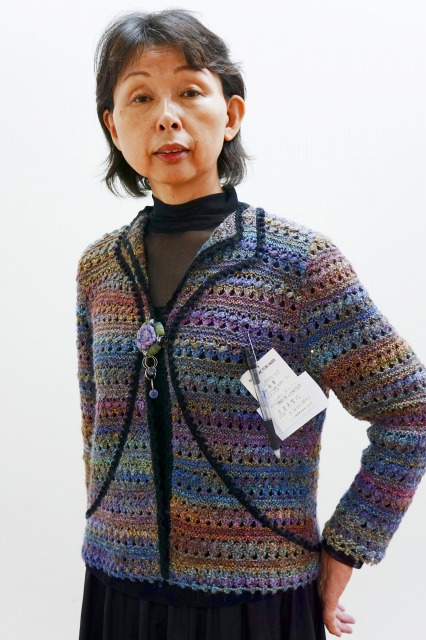 カーディガン 編み図付 編み物キット