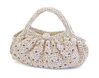 ワンボタンのグラニーバック | 毛糸のプロショップ ポプラ本店