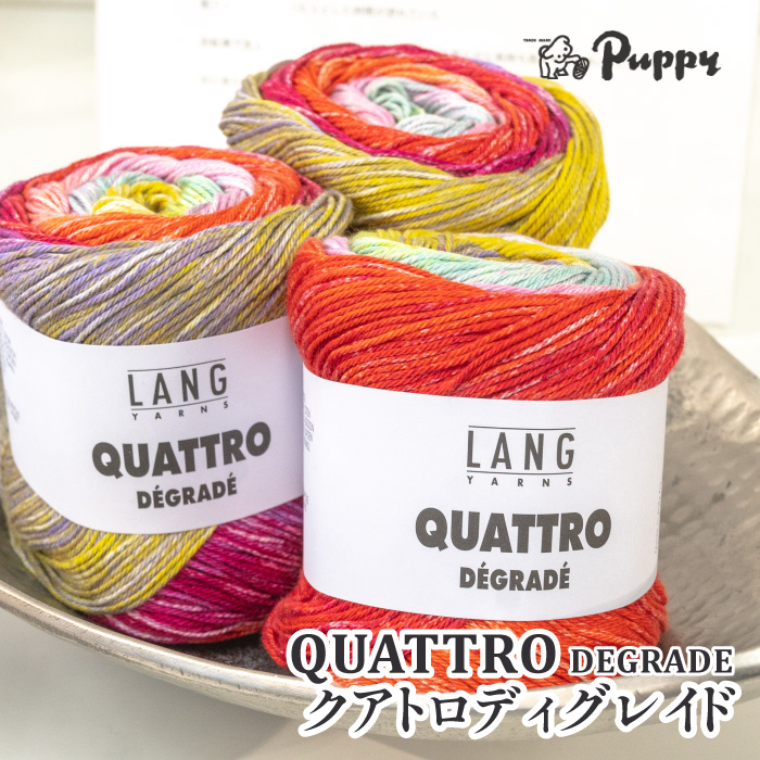 毛糸 クアトロ ディグレイド Puppy パピー 6玉 毛糸 並太 パピー 毛糸 クアトロ ディグレイド Puppy パピー 6玉 毛糸 並太 パピー