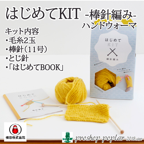 編み物 KIT ダルマイングス 01-874A はじめてKIT 棒針編み 1ケ 秋冬