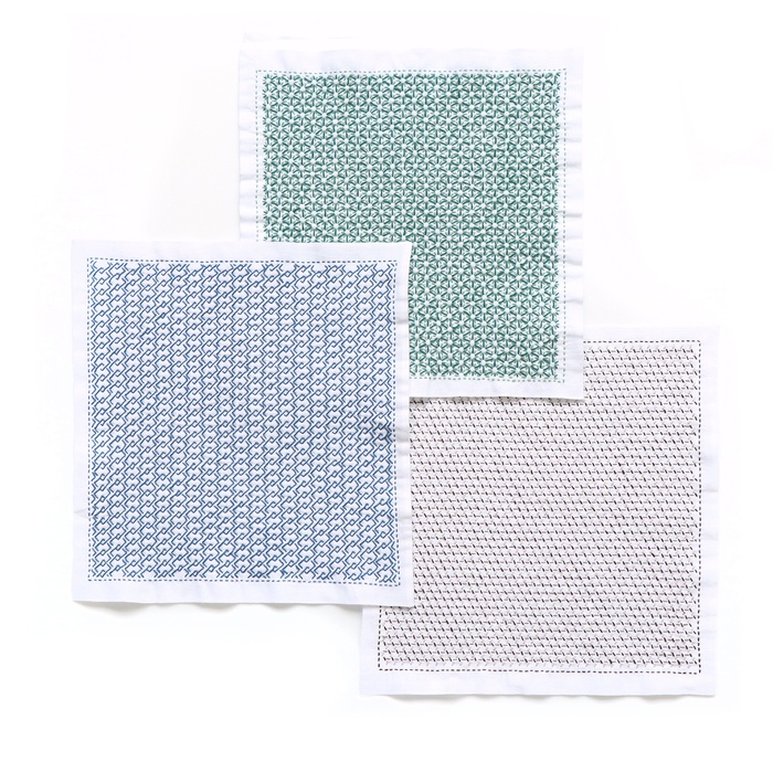 手芸 KIT オリムパス製絲 花ふきんH1148 吉原つなぎ(白) 3枚入1