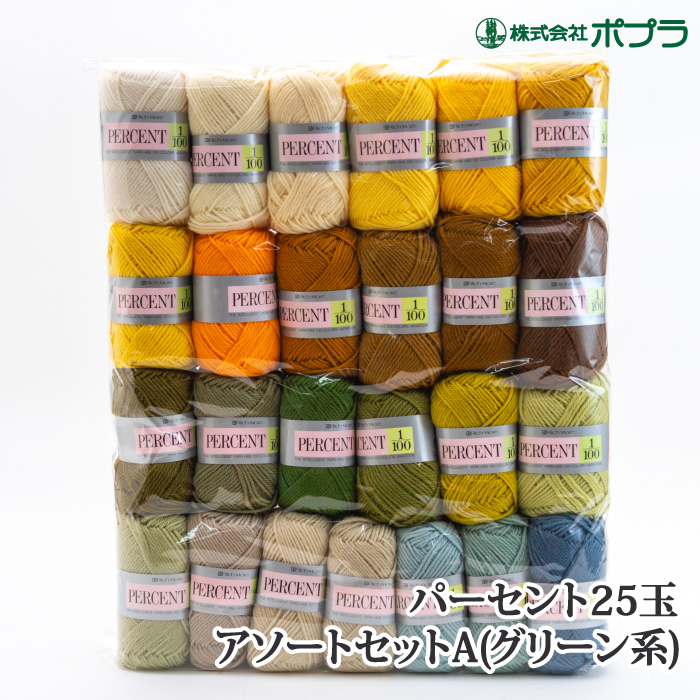 毛糸 ポイント7倍 合太 リッチモア 0117 パーセント25玉セットA