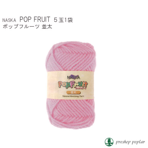 毛糸 並太 内藤商事 N-21 ポップフルーツ並太(5玉入) 色番201-210 5玉
