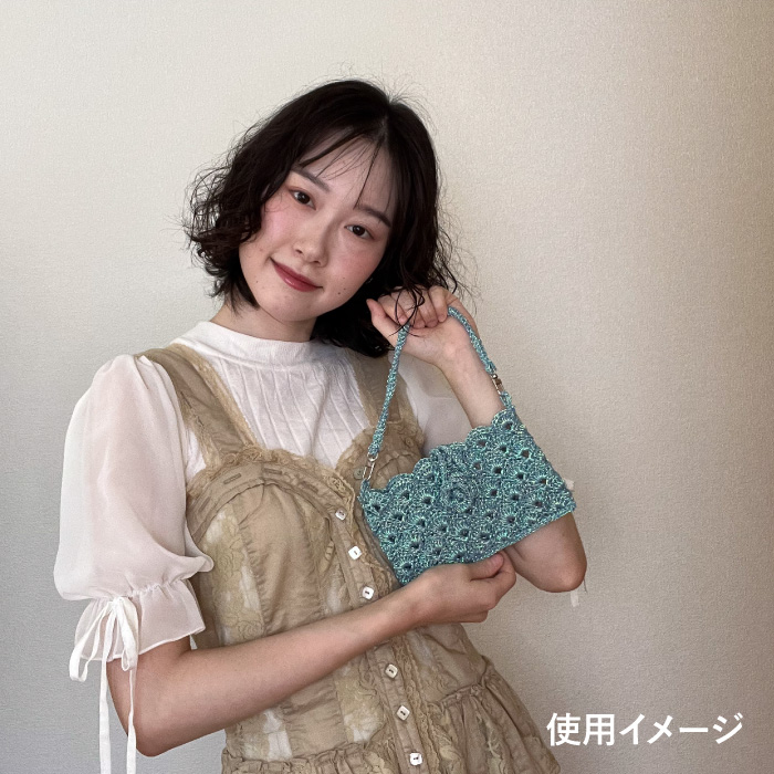 編み物 キット ポプラオリジナルキット [キット]ローズモチーフ