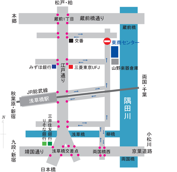 東商センター地図